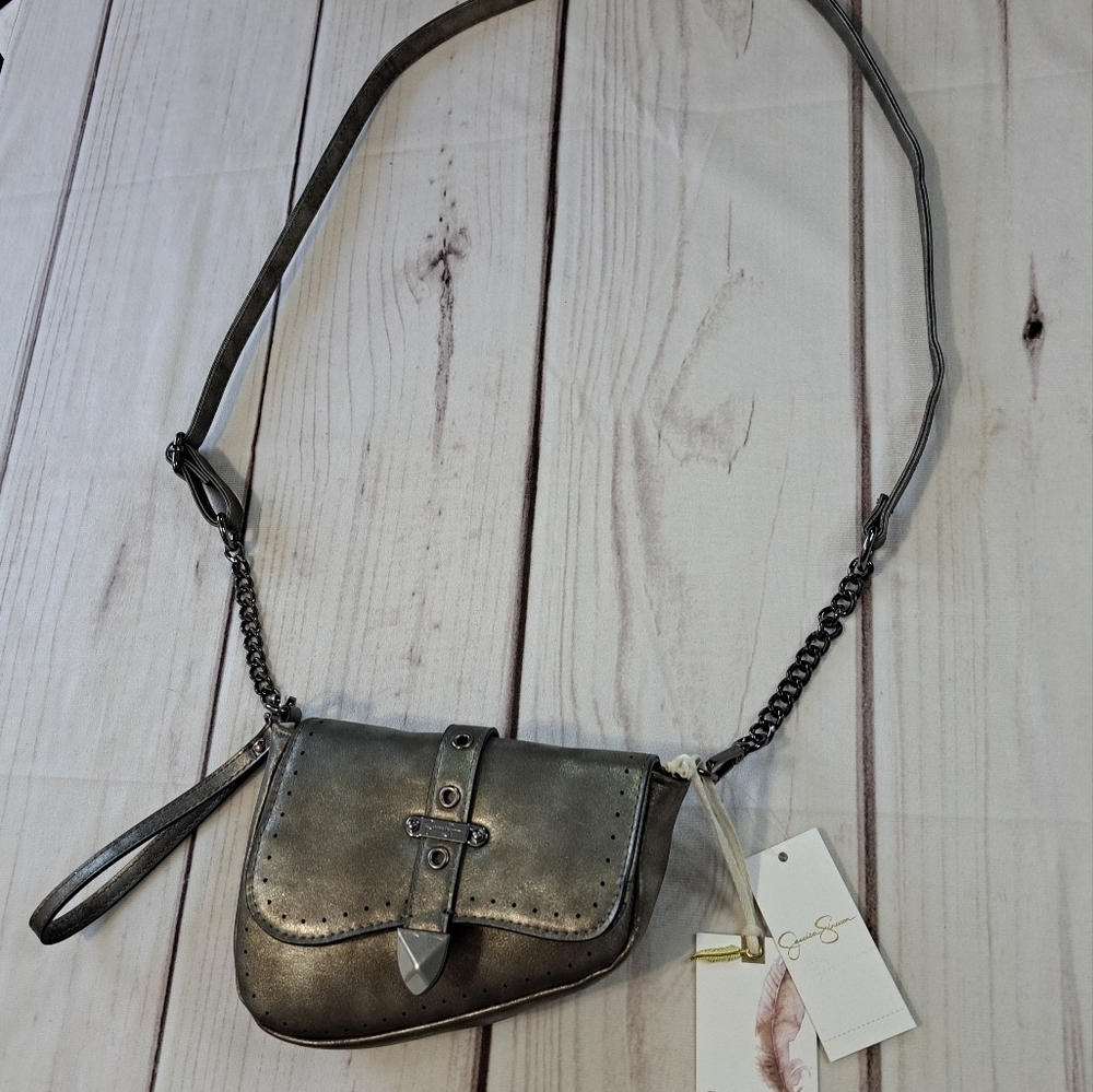 Jessica Simpson Connie Crossbody Bag with Belt loops, Wristlet loop